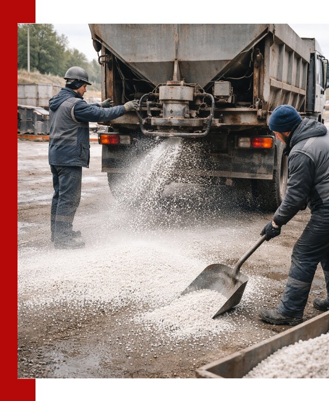 Доставка и продажа хлористого кальция в Лесне