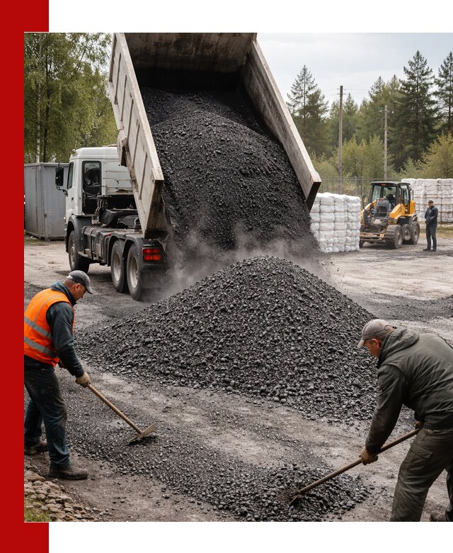 Доставка и продажа асфальтного гранулята в Лесне