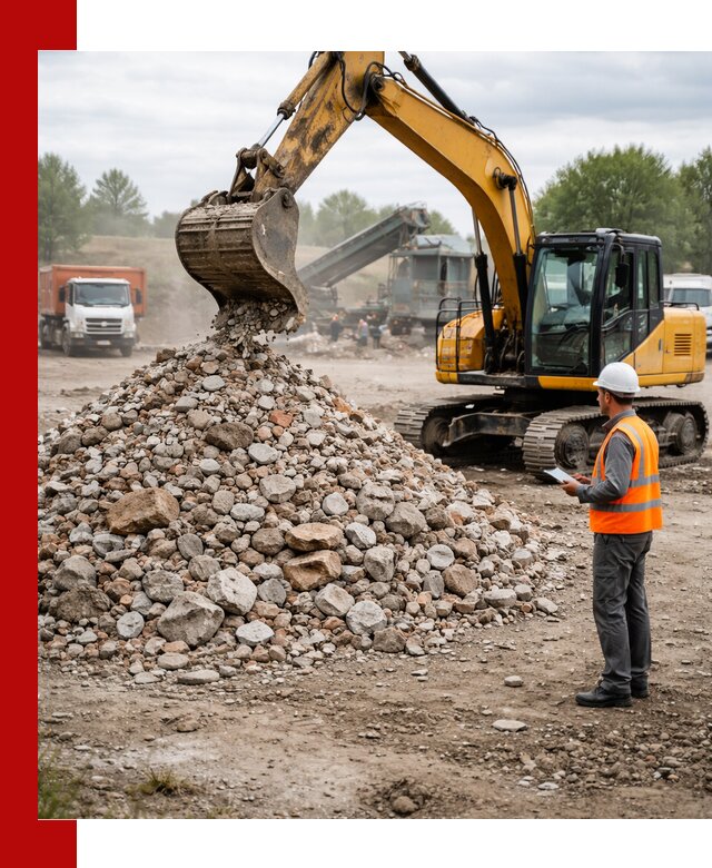 Доставка и вывоз строительного боя в Лесне