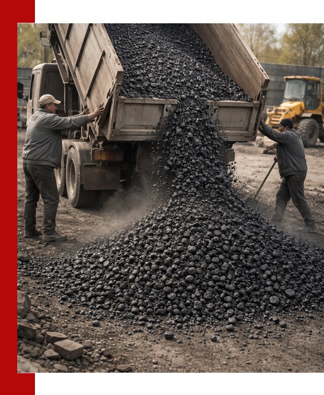 Доставка угля семечка самосвалами в Лесне