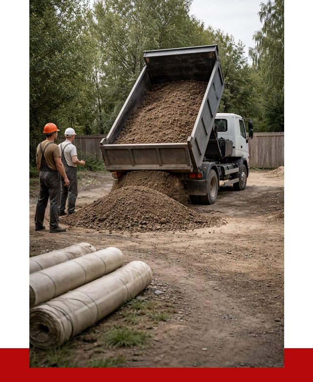 Доставка сыпучих материалов самосвалом в Лесну от 4366 р. | ПРОНЕРУДЛсн