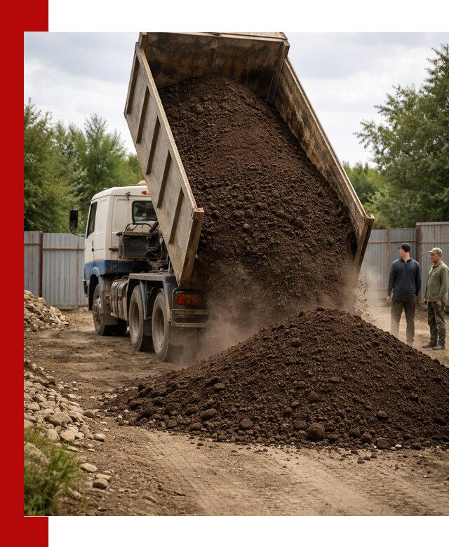 Доставка самосвалом 10 кубов в Лесне быстро и надёжно