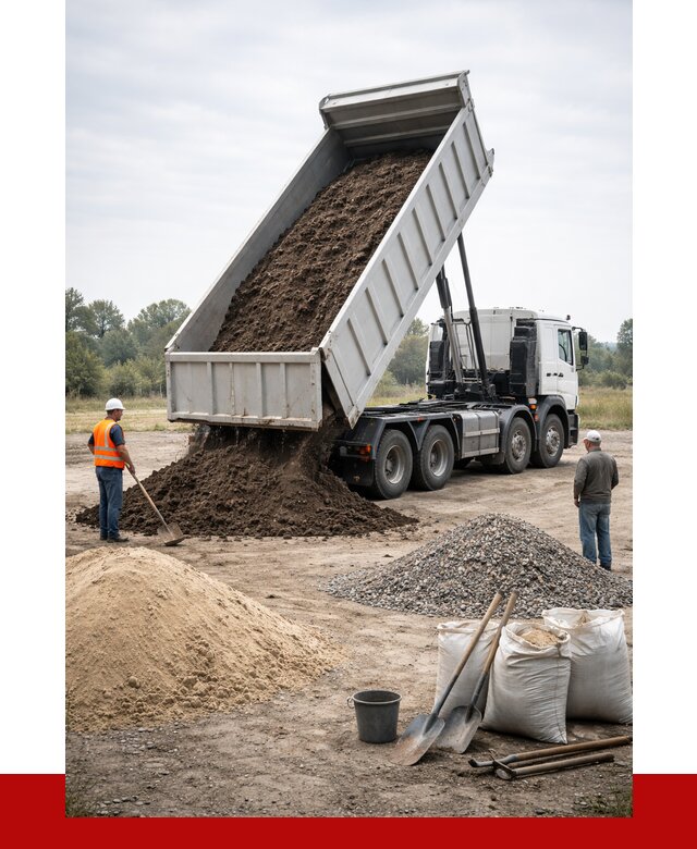 Доставка самосвалом 30 кубов в Лесне от 8836 р. | ПРОНЕРУДЛсн