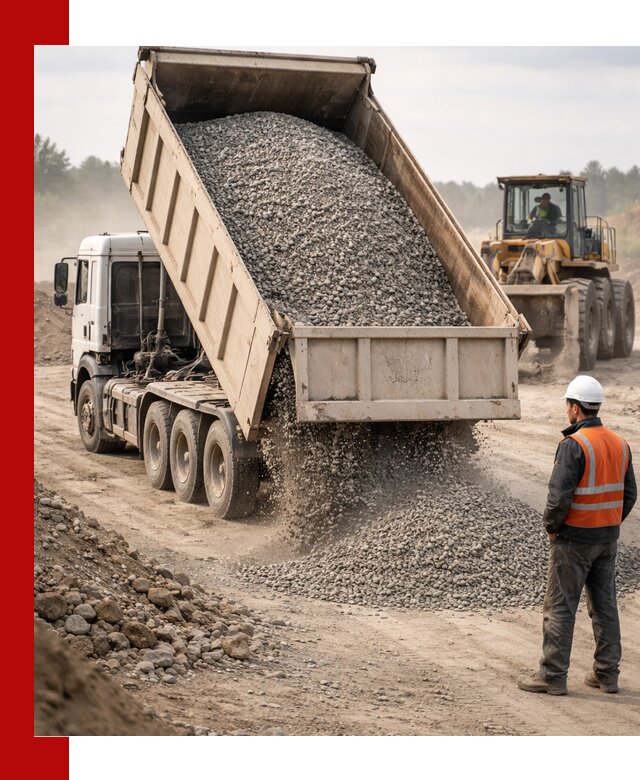 Доставка самосвалом 40 кубов цемента и сыпучих в Лесне