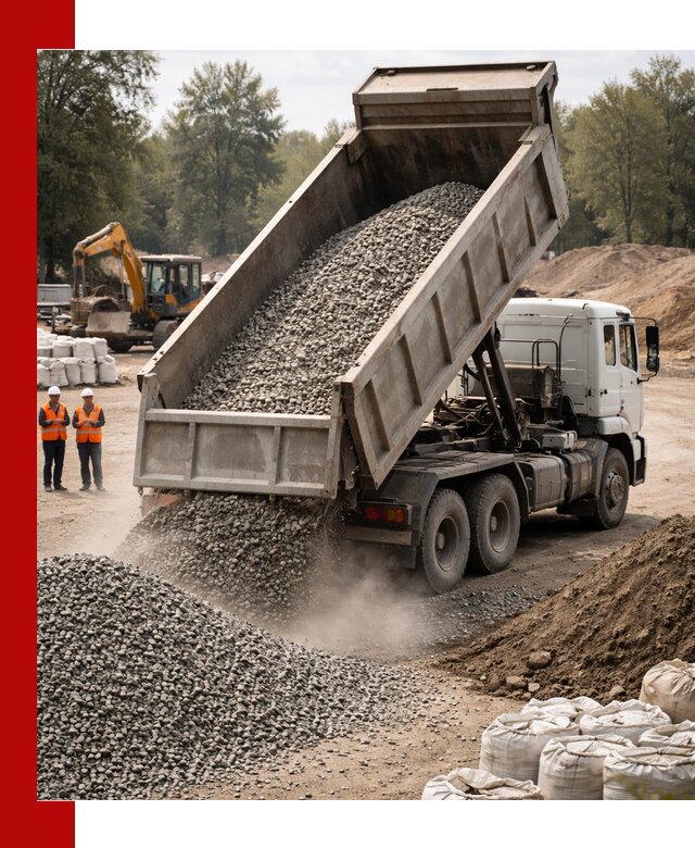 Аренда самосвала в Лесне для доставки сыпучих и нерудных материалов