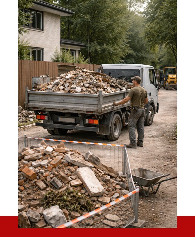 Вывоз строительного мусора с погрузкой в Лесне от 7796 р | ПРОНЕРУДЛсн