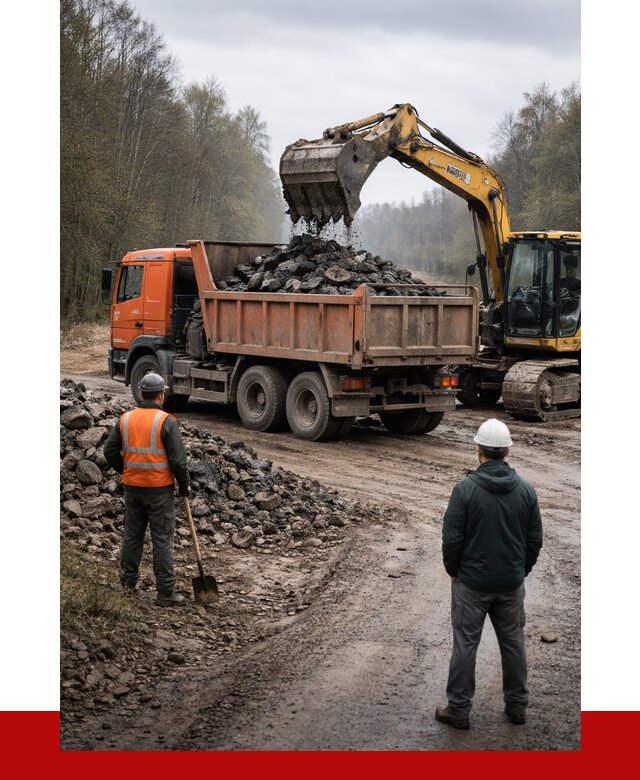 Вывоз асфальта в Лесне от 4678 р. самосвалом ПРОНЕРУДЛсн
