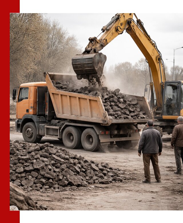 Вывоз асфальта и асфальтового покрытия в Лесне