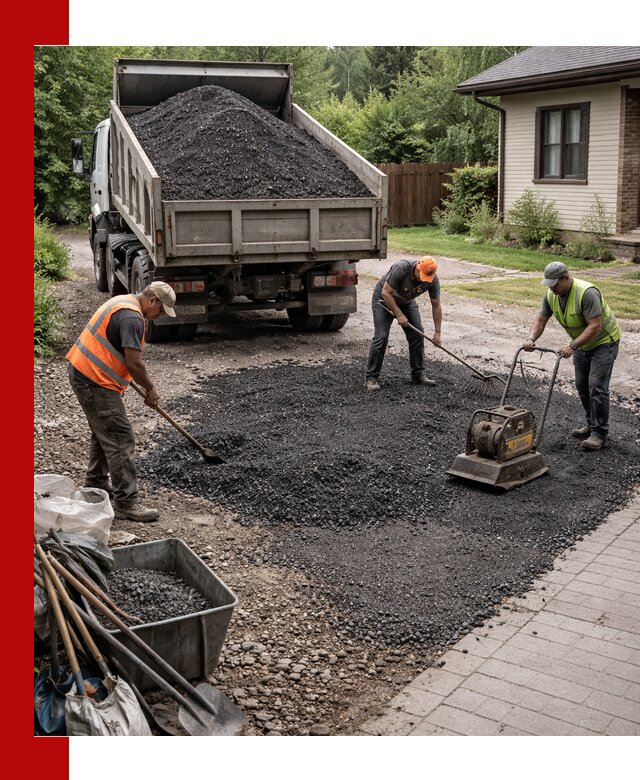 Асфальтовая крошка для двора с доставкой в Лесне